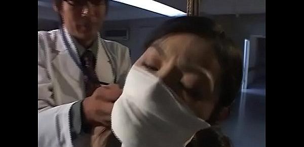  Dirty asian bitch Arimi Mizusaki is all tied up, gagged and whipped until she cries.WMV